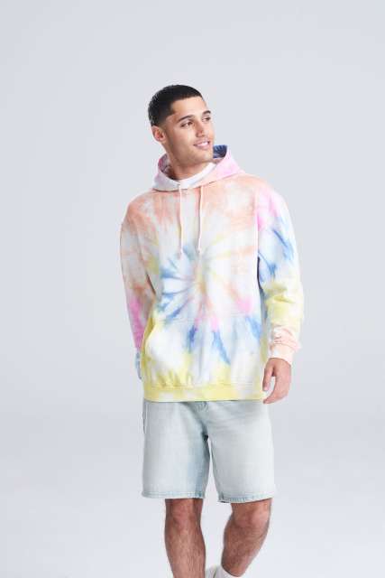 JUST HOODS AWJH022 TIE-DYE HOODIE
