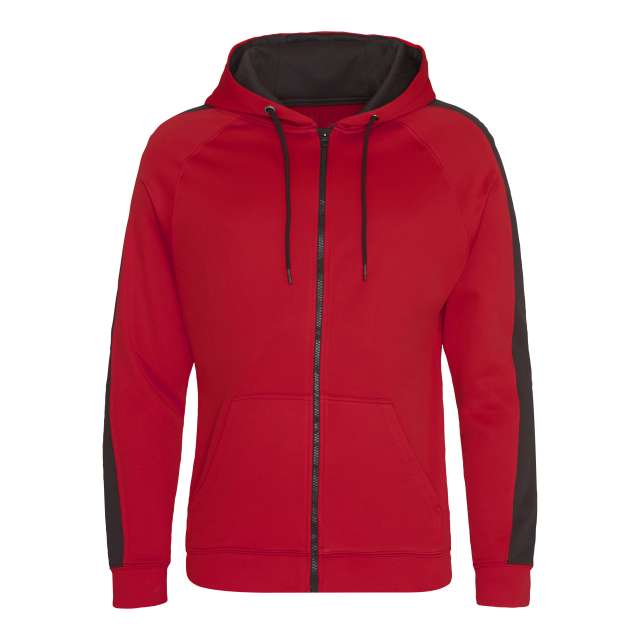 JUST HOODS AWJH066 SPORTS POLYESTER ZOODIE