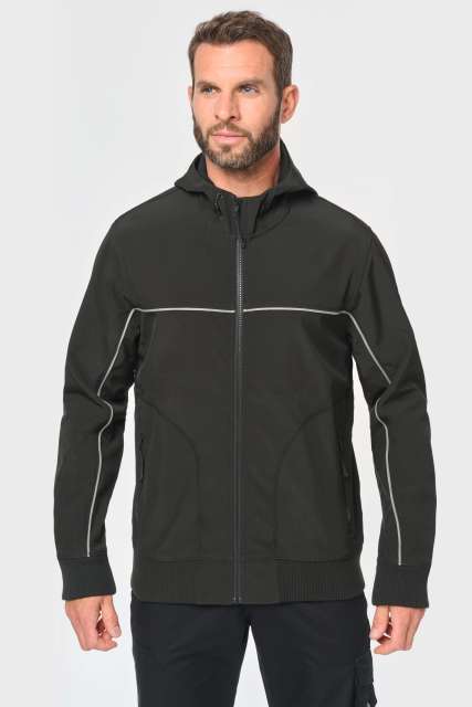 DESIGNED TO WORK WK450 UNISEX TROSLOJNA DVOBOJNA BIONIC SOFTSHELL JAKNA