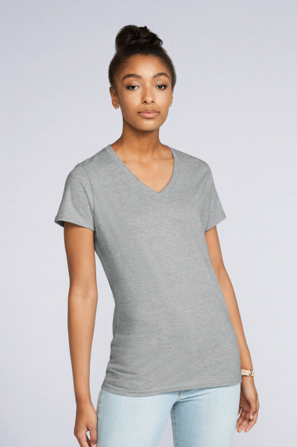 GIL4100V PREMIUM COTTON® ŽENSKA MAJICA V-IZREZA