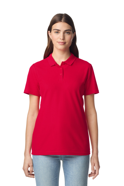 GILDAN GIL64800 SOFTSTYLE™ LADIES' DOUBLE PIQUÉ POLO
