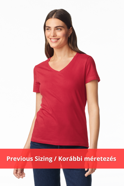 GILDAN GIL64V00-EX SOFTSTYLE™ LADIES' V-NECK T-SHIRT