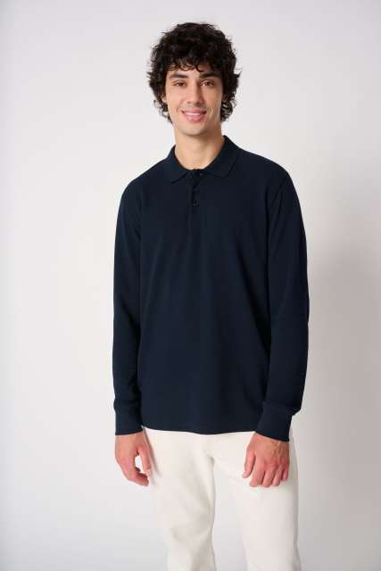 IDEAL BASIC IB222 MEN'S PIQUE LONG-SLEEVES POLO SHIRT