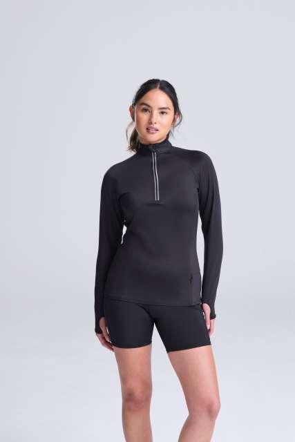 JUST COOL JC035 WOMEN'S COOL FLEX 1/2 ZIP TOP