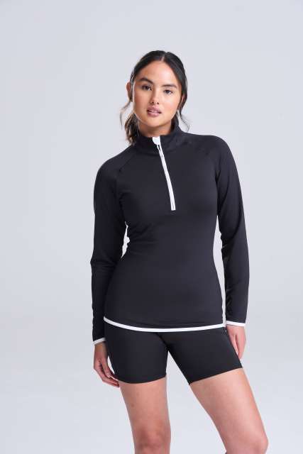 JC036 WOMEN'S COOL 1/2 ZIP SWEAT
