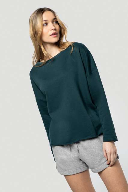 KARIBAN KA471 ŽENSKA OVERSIZED DUKSERICA