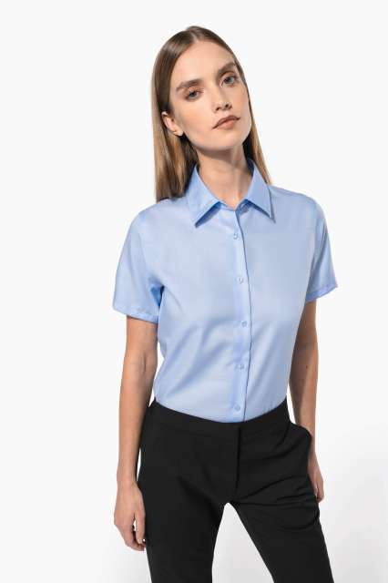 KARIBAN KA540 LADIES' SHORT-SLEEVED NON-IRON SHIRT