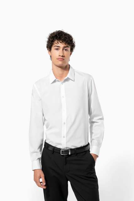 KA583 MEN’S POPLIN EASY CARE POLYCOTTON SHIRT