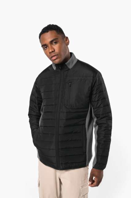 KA6171 MEN'S BI-MATERIAL PADDED JACKET