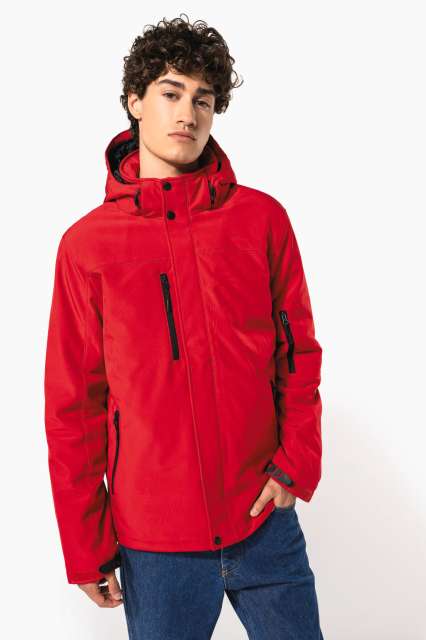 KA650 MEN'S HOODED SOFTSHELL LINED PARKA