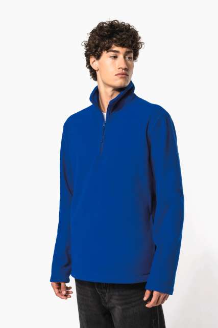 KARIBAN KA912 ENZO - ZIP NECK MICROFLEECE JACKET
