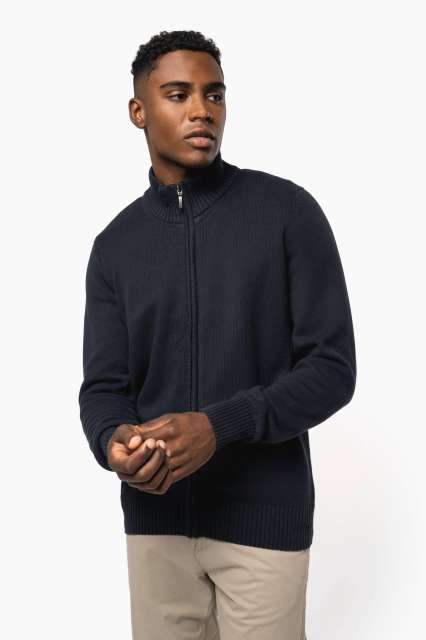 KARIBAN KA971 FULL ZIP CARDIGAN