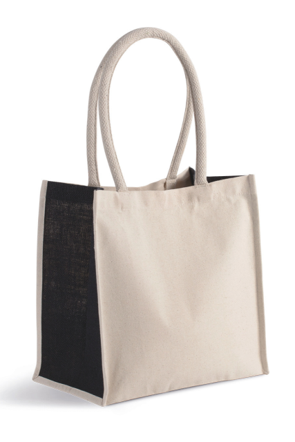 KIMOOD KI0255 COTTON / JUTE TOTE BAG - 17 L