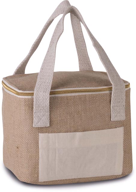KI0352 JUTE COOL BAG - SMALL SIZE