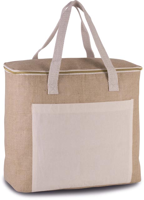 KIMOOD KI0354 JUTE COOL BAG - LARGE SIZE