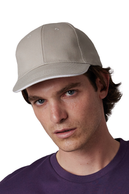 KP153 SANDWICH PEAK CAP - 6 PANELS