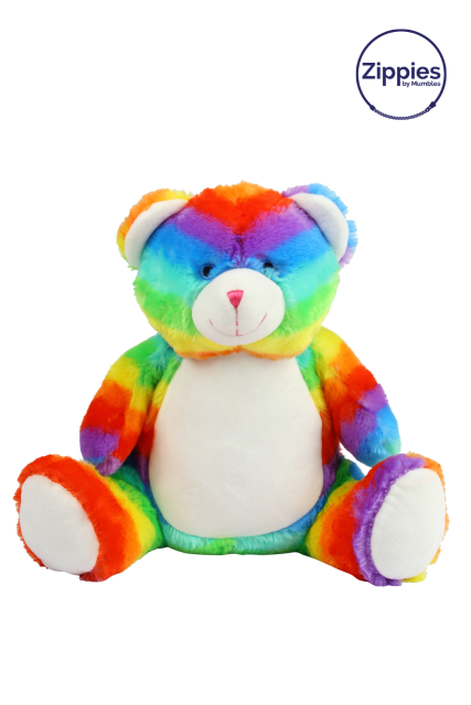 MM555 ZIPPIE RAINBOW BEAR