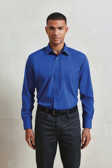 PREMIER PR200 MEN'S LONG SLEEVE POPLIN SHIRT