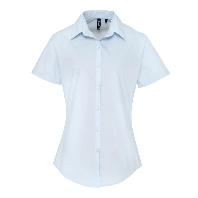 PREMIER PR309 WOMEN'S POPLIN SUPREME SHORT SLEEVE SHIRT