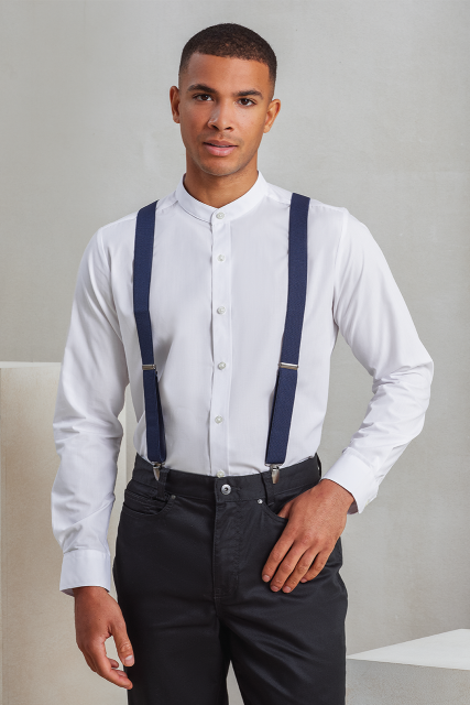 PREMIER PR701 CLIP-ON TROUSER BRACES/SUSPENDERS