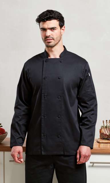 PREMIER PR903 CHEF'S LONG SLEEVE COOLCHECKER® JACKET WITH MESH BACK PANEL