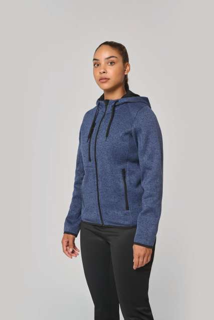 PROACT PA366 LADIES’ HEATHER HOODED JACKET
