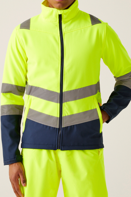 RETRA722 PRO HI-VIS SOFTSHELL JACKET