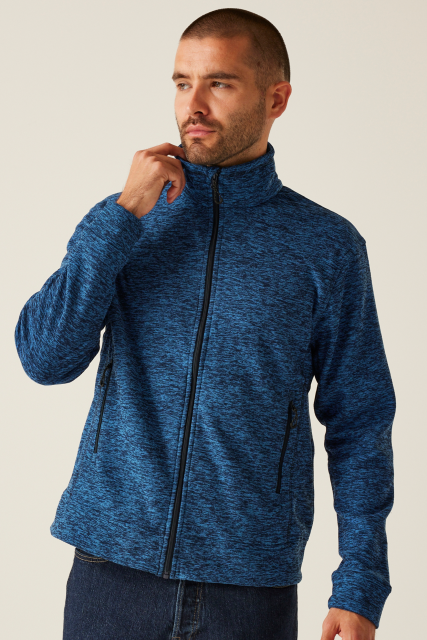 REGATTA RETRF603 THORNLY MEN - FULL ZIP MARL FLEECE
