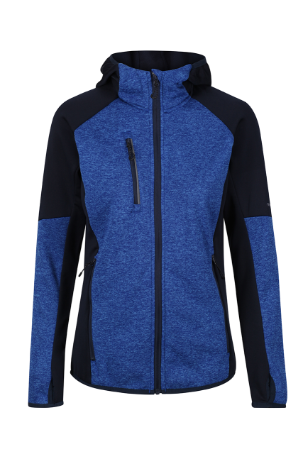 REGATTA RETRF621 WOMEN'S X-PRO COLDSPRING II HYBRID PERFORMANCE STRETCH HOODED FLEECE JACKET