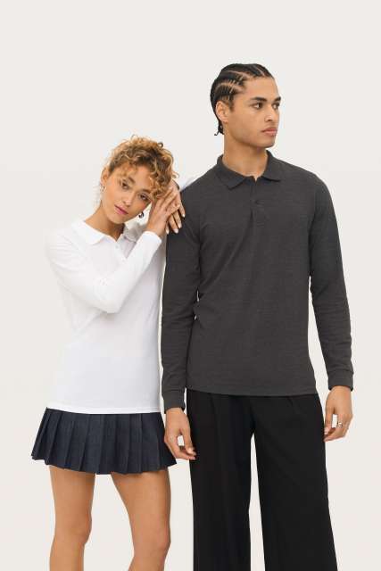 SOL'S SO02087 SOL'S PERFECT LSL MEN - LONG-SLEEVE PIQUÉ POLO SHIRT