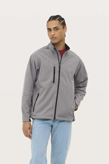 SOL'S SO46600 SOL'S RELAX - MEN'S SOFTSHELL ZIPPED JACKET