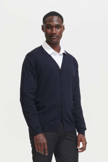 SOL'S SO90011 SOL'S GOLDEN MEN - V-NECK KNITTED CARDIGAN