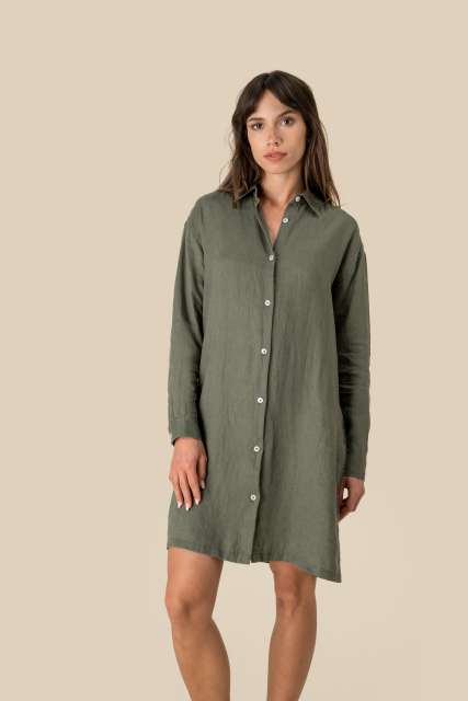 SPASSO SP5008 LADIES' LINEN DRESS SHIRT