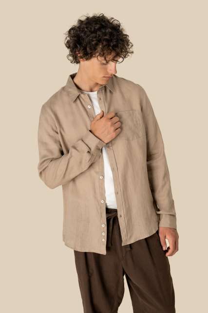 SPASSO SP504 MEN'S LINEN SHIRT