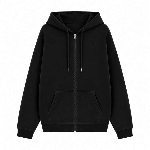 TRUE BLANKS TB01M011 MENS REGULAR ZIP HOODIE