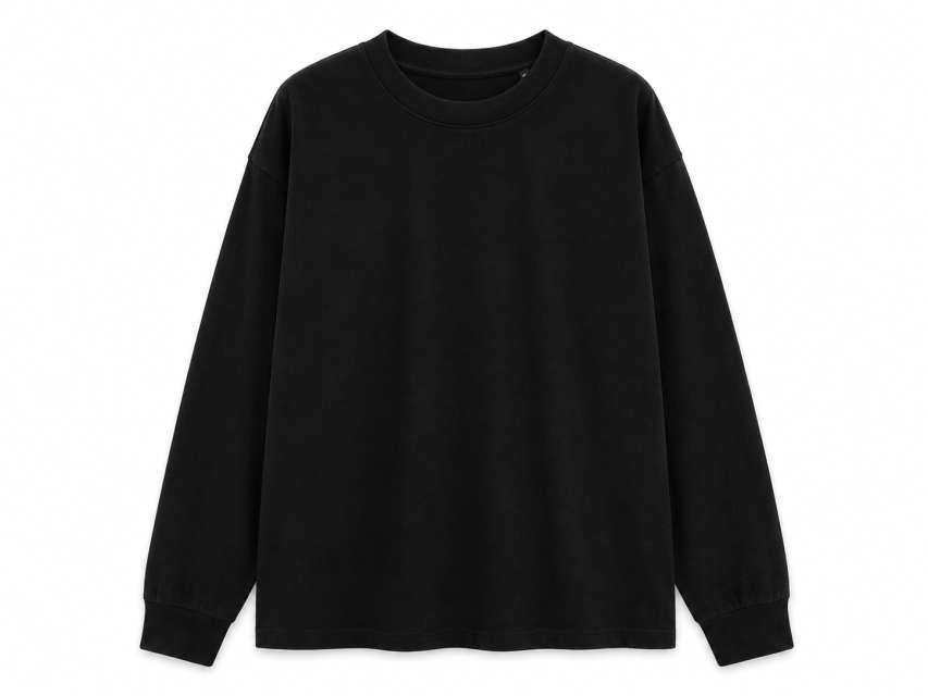 TRUE BLANKS TB02M032 MENS BOXY LONG SLEEVE TEE