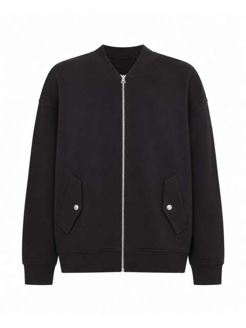 TRUE BLANKS TB02M110 MENS BOXY BOMBER SWEATER