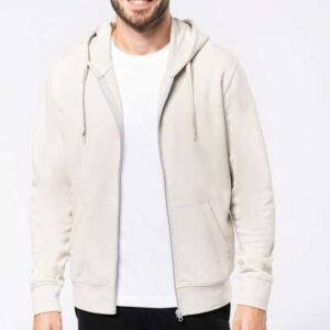 Kariban KA4030 MUŠKA EKOLOŠKA MAJICA S KAPULJAČOM WITH ZIP FASTENING
