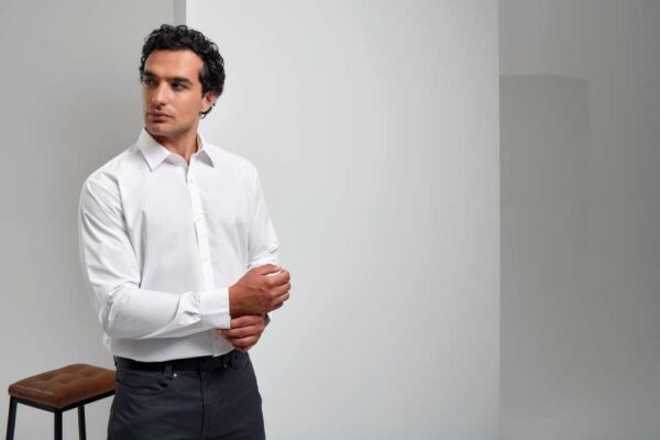 Premier PR207 MEN'S POPLIN SUPREME LONG SLEEVE SHIRT - Slika 3