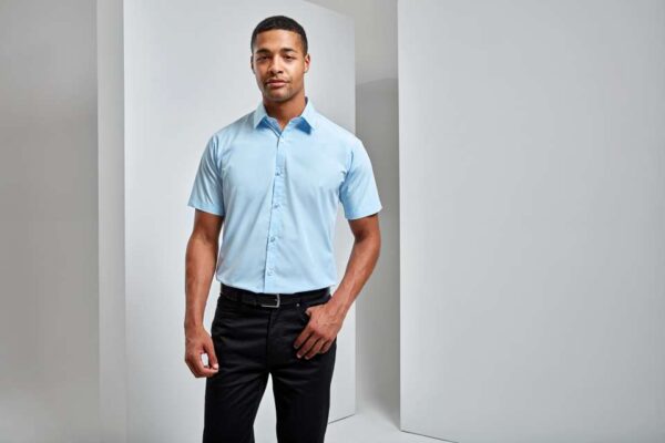Premier PR209 MEN'S POPLIN SUPREME SHORT SLEEVE SHIRT - Slika 2