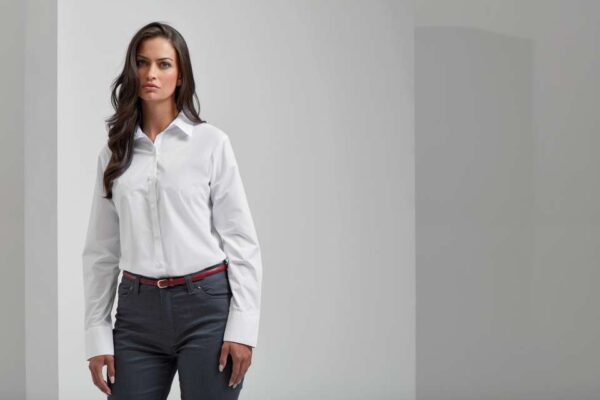 Premier PR307 WOMEN'S POPLIN SUPREME LONG SLEEVE SHIRT - Slika 3