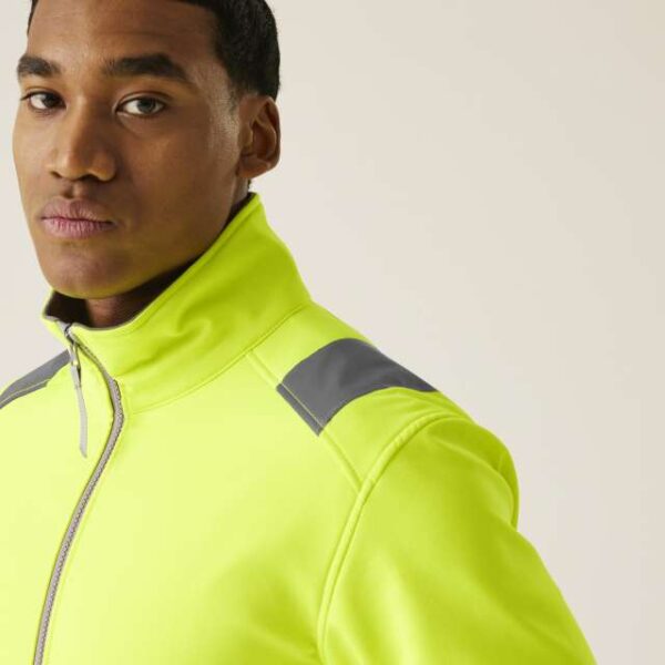 Regatta RETRA712 HI-VIS PRO CONTRACT ABLAZE 2 LAYER SOFTSHELL JAKNA (CLASS 3) - Slika 5